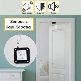 NM Store® Yangına Dayanıklı Sıva Üstü Tüm Kapılar İçin Uygun Otomatik Kapanan Hızlı Otomatik Kapı Kapa