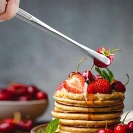 NM Store®  Yiyecek Servis Maşası Air Fryer  Master Chef Şef Cımbızı Et Kızartma Barbekü Aleti 30 Cm