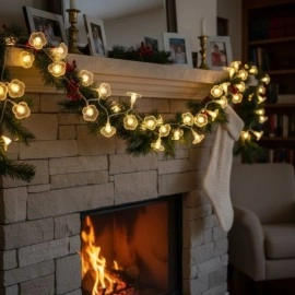 Çiçek Desenli 3.5 Metre USB LED Işık – 20 LED’li Dekoratif Ortam Aydınlatması