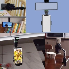NM Store® Dikiz Aynasına Takılabilen Eklemli Telefon Tutucu Aparat