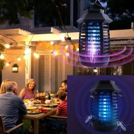 NM Store® Tutma ve Asma Saplı Ledli Sinek Makinası 2W Sinek Öldürücü UV Mor Işıklı Aparat