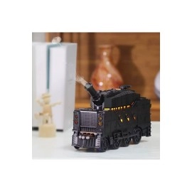 sonx Buhar Efektli Zırhlı Tren Tasarımlı Aromaterapi Hava Nemlendirici – LED Işıklı, Sessiz ve USB Şarjlı