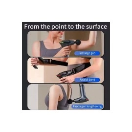 Yeni Nesil Profesyonel Lcd Göstergeli Şarjlı Tüm Vucut Masaj Tabancası