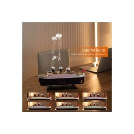 sonx Titanic Gemi Hava Nemlendirici Fonksiyonlu Buhar Makinesi Kumandalı