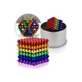 216 Adet 5mm Manyetik Top Seti Sihirli Miknatisli Küp Yapi Oyuncak Stres Rahatlama Eglenceli