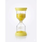 10 Dakika Sarı Kum Saati Dekoratif Zamanlayıcı Mutfak Ders ve Çocuk Oyun Süre Ölçer