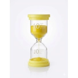 10 Dakika Sarı Kum Saati Dekoratif Zamanlayıcı Mut..