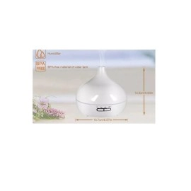 sonx Aroma Difüzörü Gece Işığı 7 Led Hava Nemlendirici Kumandalı Buhar Makinesi 500 ml