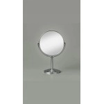 SONX Masaüstü Ayaklı 360° Dönebilen Ev, Ofis, İşyeri, Seyahat İçin Mini Krom büyüteçli ayna 21x15