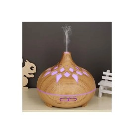 sonx Aroma Difüzör Gece Işığı 7 Led DESENLİ Nemlendirici Kumandalı Buhar Makinesi 550 ml