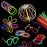 100 Adet Fosforlu Glow Stick Parti Seti Işıklı Bileklik Kolye ve Eğlence Çubukları Neon