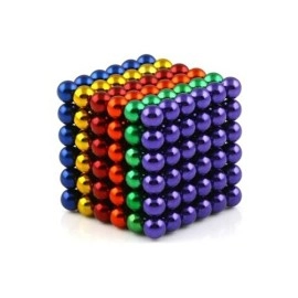 216 Adet 5mm Manyetik Top Seti Sihirli Miknatisli Küp Yapi Oyuncak Stres Rahatlama Eglenceli