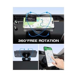 360 Derece Döner Vakumlu Manyetik Telefon Tutucu Araç İçi ve Masaüstü Güçlü Tutucu