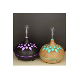 sonx Aroma Difüzör Gece Işığı 7 Led DESENLİ Nemlendirici Kumandalı Buhar Makinesi 550 ml