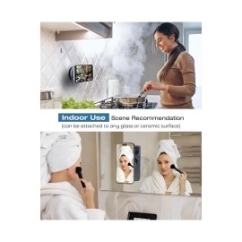 360 Derece Döner Vakumlu Manyetik Telefon Tutucu Araç İçi ve Masaüstü Güçlü Tutucu