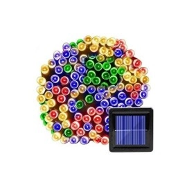 Solar Güneş Enerjili Dış Bahçe 8 Modlu 10 metre (RGB) 120 led dekoratif Aydınlatma